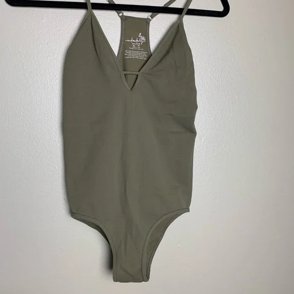 Free People Olive Bodysuit - Picture 3 of 5